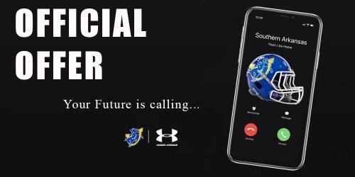 Jacolbyw10's tweet photo. Blessed to receive an offer from  SAU @Coach_Langley @SAUFootball @ThankfulCoach https://t.co/oFef7Ejyit