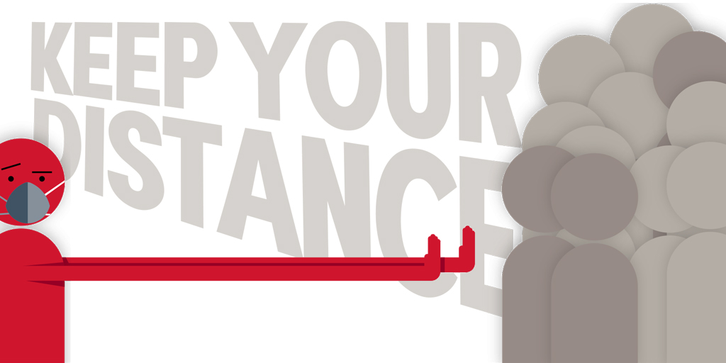FromCBU's tweet photo. Just a Reminder: KEEP YOUR DISTANCE! And wear a mask. And wash your hands. Just #BeSmart and #BeSafe! #MaskUpCBU https://t.co/GVwNPhBEBT