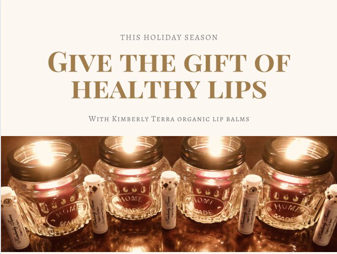 kimberlyEB06's tweet photo. Have you noticed you or a loved ones lips seem to be drier than normal? Winter weather causes the loss of moisture which results in dry, cracked and flakey lips. Our organic lip balms are formulated with all natural shea butter, cocoa butter, almond oil, jojoba oil and vitamin e https://t.co/a4mU0lXk7N