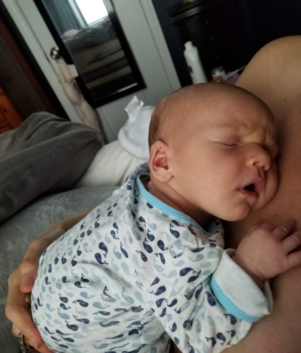 I've had a blast daddying it up with this little fella who turned three weeks old today!