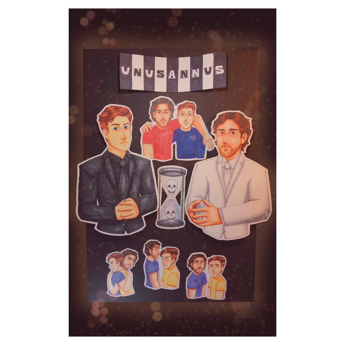 ms_smith_draws's tweet photo. @markiplier @CrankGameplays here’s my final piece for #unusannus ! what a year. we’ve laughed, we’ve cried. i have changed as a person. in 20, 30 years, i may not remember every video. but i will never forget the impact ua has had on me. 🥰 #unusannusisoverparty #momentomori #bye https://t.co/RoysC09vOV