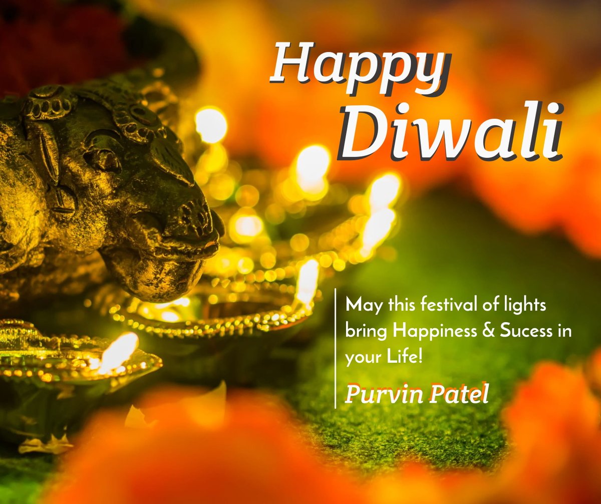 purvinpatels's tweet photo. Wish you all a Happy Diwali &amp; New Year!! 
May this festival of lights bring Happiness &amp; Sucess to your Life! 

- Purvin Patel &amp; Family
#Diwali #Diwali2020 #diwalispecial #HappyDiwali #happydiwali2020 #purvinpatel #festival #festivaloflights https://t.co/Sby08bhhSQ
