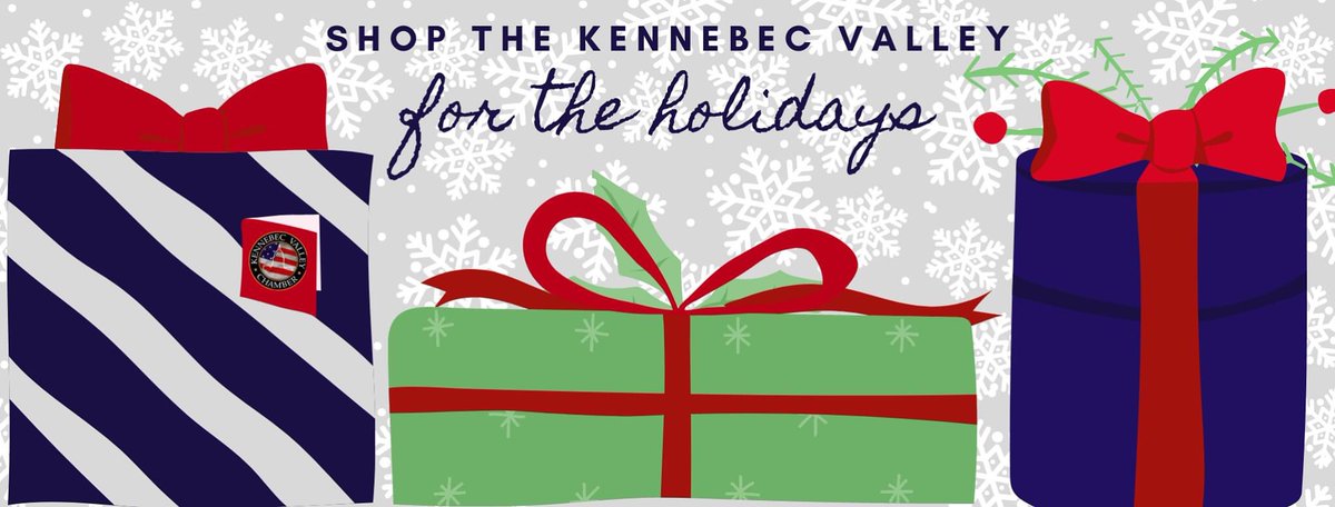 KennebecChamber's tweet photo. Keep money local this holiday season! Our local businesses continue to need the community's support as we head into the winter months and the busy holiday season. Shop early this holiday season to avoid large crowds &amp; get the gifts on your list! https://t.co/zQuZ95vn0v