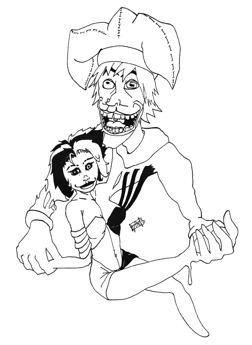 WellGramarye's tweet photo. Lucian and Phaedra, Twin Psychosis of Violence and Sexuality, from my work "The Endless Dreamer." Pencil and Ink. Always fun to draw these goopy idiots.
#endlessdreamer #wellgramaryeart https://t.co/toiLnZEhCu