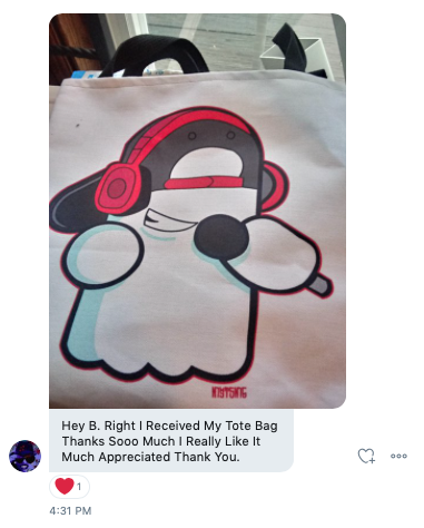 B_RightMusic's tweet photo. Just wana give another S/O to @NicezzzzPromot1 I'm glad you're free #MITSMG tote bag came in and thank you for being one of patrons!!

https://t.co/cfl4xYH6ih https://t.co/Pd5LIWKIOv