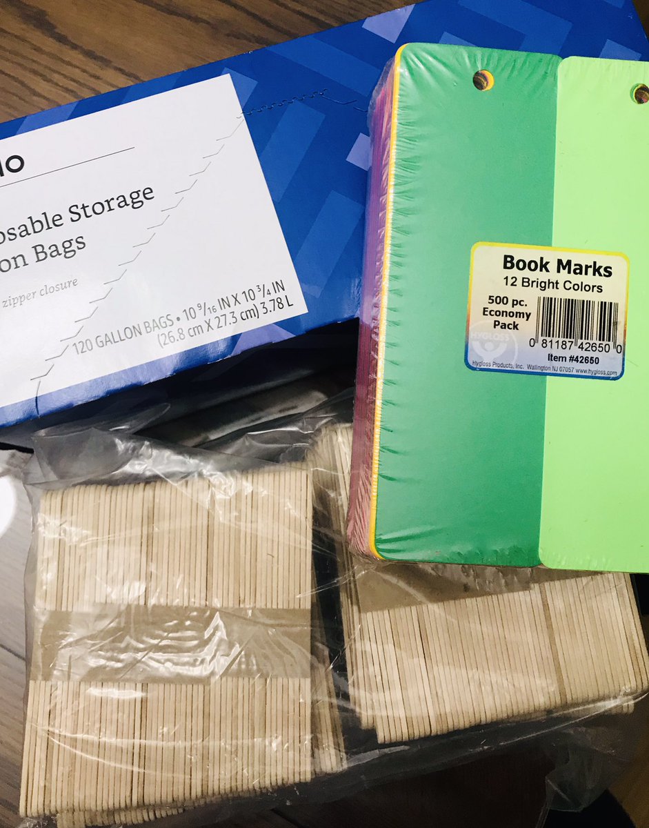 Pinchbecklib's tweet photo. The little things are big right now. A friend of @PinchbeckESRays surprised me with a purchase from the @Pinchbecklib @amazon wish list. THANK YOU! 🎉🙌🏻👍🏻 #windinmysails #letsgetmaking #oneHCPS https://t.co/GROh6PCz0k
