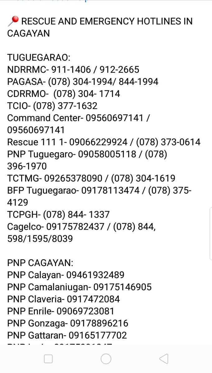 rushmoremallows's tweet photo. ‼️RESCUE HOTLINES‼️
saw this on Facebook think I'll share this here aswell
#CagayanNeedsHelp
#TuguegaraoRescue
#CAGAYANPH
#RescuephCagayan #RescueTuguegarao
#RescuePH https://t.co/FXfKsRdwNo
