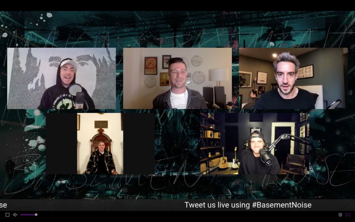 ohcalamitynet's tweet photo. #BasementNoise starting now https://t.co/dJ8ftWy3gw