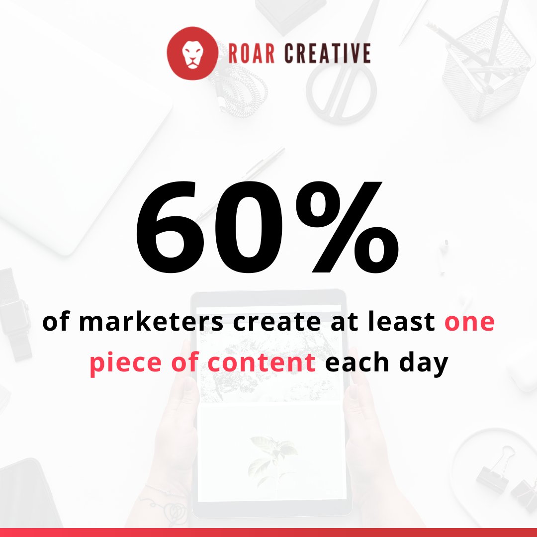 ROARCreativeltd's tweet photo. 🗝 Consistency is key to building a successful business. Sometimes you have to make it a team effort.

👍 If you want to reap the dividends of content marketing, you need to dedicate adequate time to content creation.

#ROARCreative #ContentMarketing #Marketing https://t.co/4UNpLcwPME