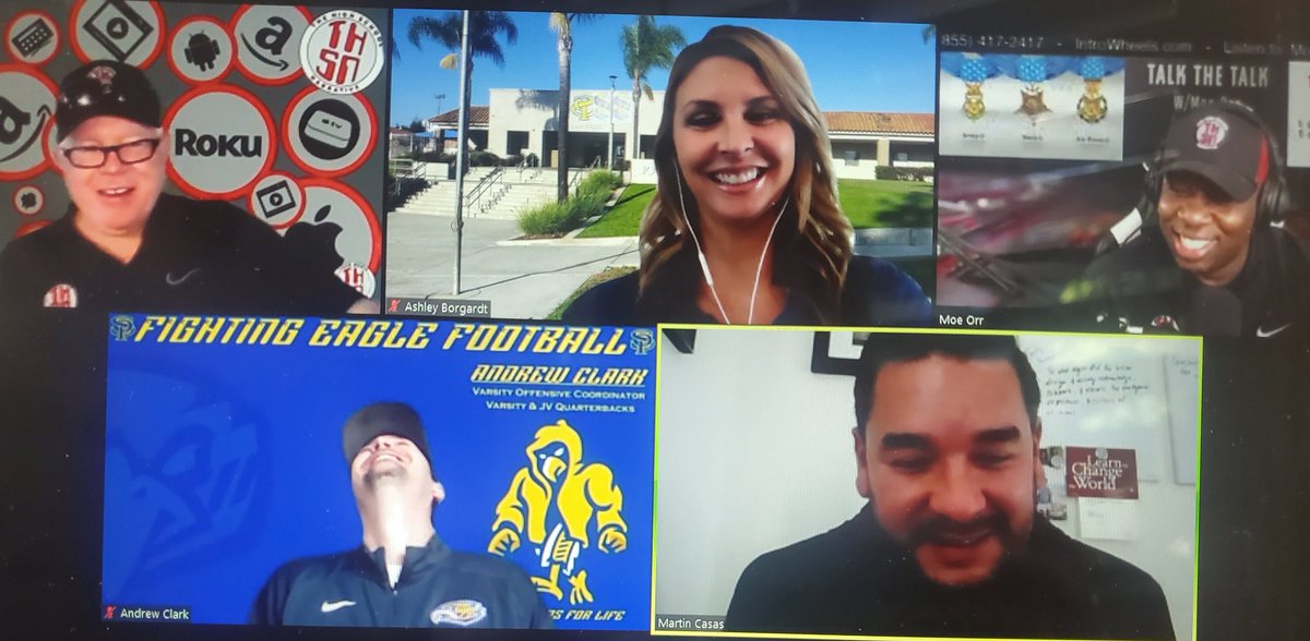 MRSBOGES's tweet photo. @SanPasqualHS was featured on national podcast @TheHSNarrative. Had an amazing time talking about culture, climate, branding, &amp; how student engagement can be built in a virtual environment. Look for the episode on Roku &amp; Apple app soon!
@SP_Eagle_O @MartinCasas_  #morethanaschool https://t.co/Zd1kpDtF3d