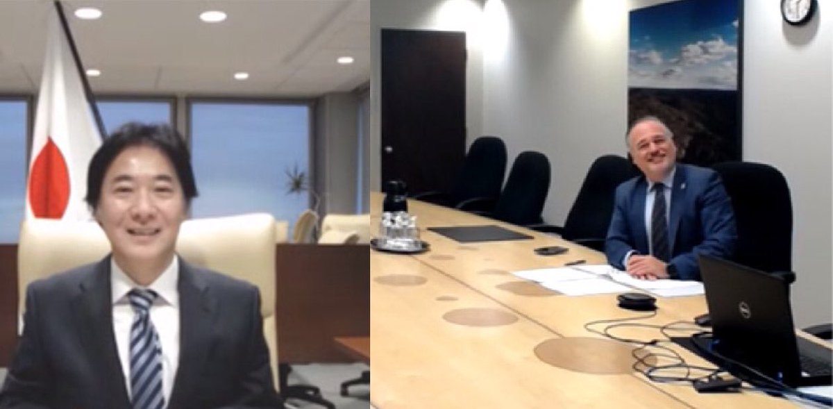 JJulienCAQ's tweet photo. Rencontre intéressante avec le consul général du Japon, monsieur Osamu Izawa. Nous avons discuté du nouveau plan des minéraux critiques et stratégiques. @NadineGirault @BrulotteDavid @QuebecJapon https://t.co/XQL98o5yuv