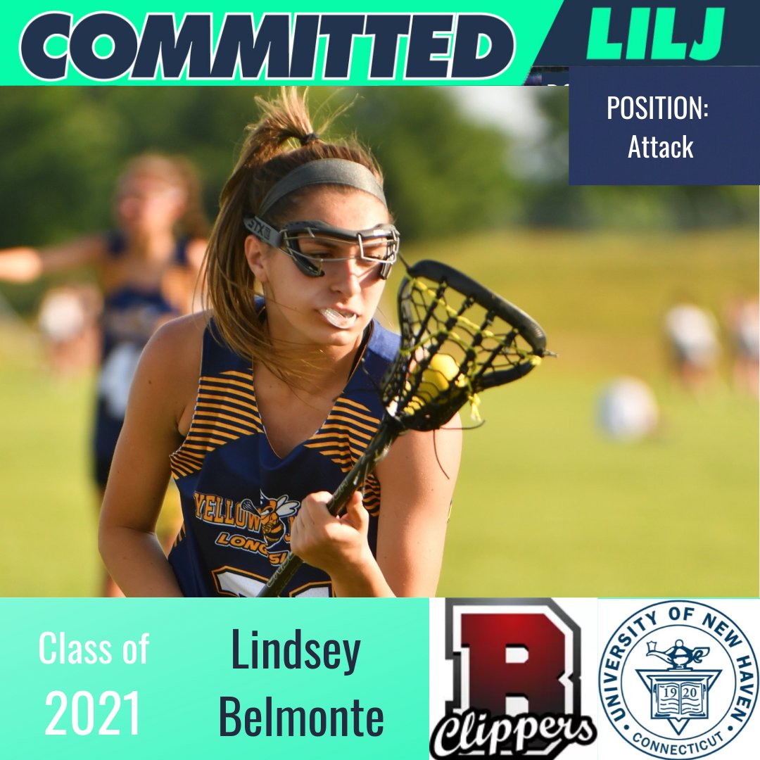 lilaxjournal's tweet photo. #CommitoftheDay: Congrats to @lindseybelmonte (2021, Attack) on her commitment to @UNewHavenWLAX ! Lindsey is a ruthless attacker and we wish her the best of luck in New Haven! #LIMADE #committed https://t.co/7fe8us6YUU
