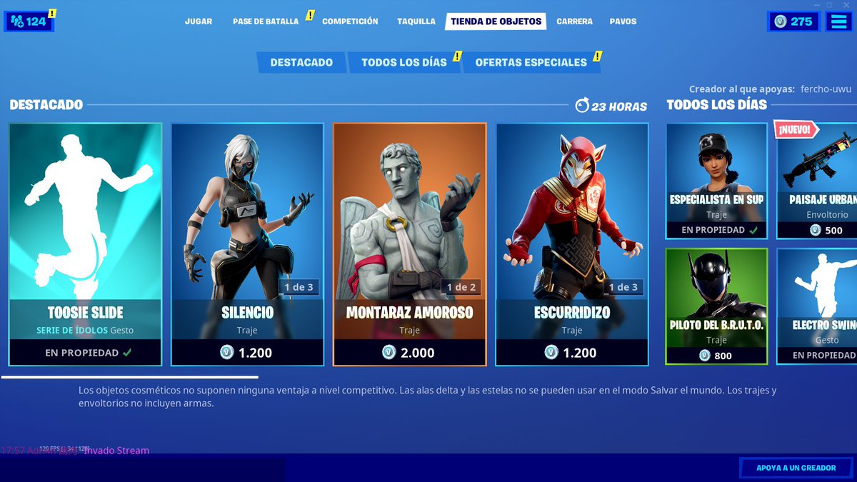 Fortnite Info در توییتر Nuevos Articulos Disponibles En La Tienda 14 11 20 Fortnite Codigo De Creador Fnbres Fortnite 11 14 17 Update Fortnite 11 14 17 Update Fortnite Info در توییتر Nuevos Articulos Disponibles En La Tienda 14 11 20 Fortnite Codigo De Creador Fnbres