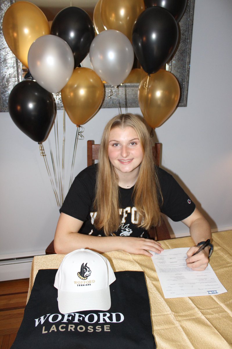 Congratulations to South Lacrosse Senior <a href="/ella_smithers/">Ella Smithers</a> on signing her NLI to play Division 1 Lacrosse at <a href="/woffordwlax/">Wofford Lacrosse</a> ! 🥍🎉