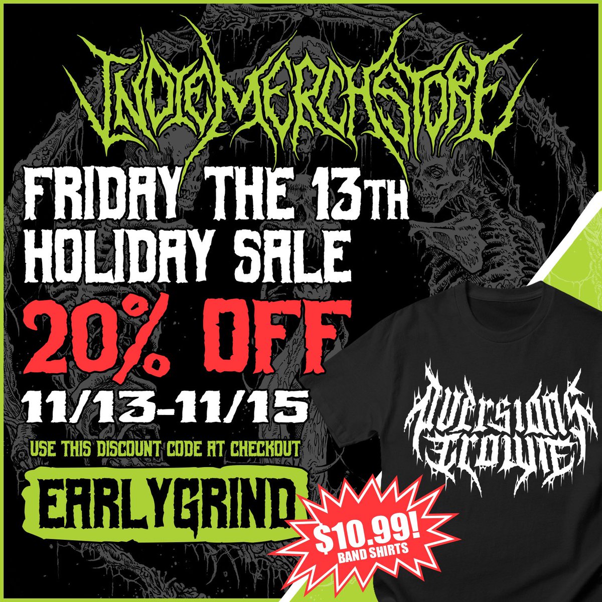 Whole new range + 20% off all weekend at <a href="/IndieMerchstore/">IndieMerchstore</a> 

indiemerchstore.com/b/aversions-cr…