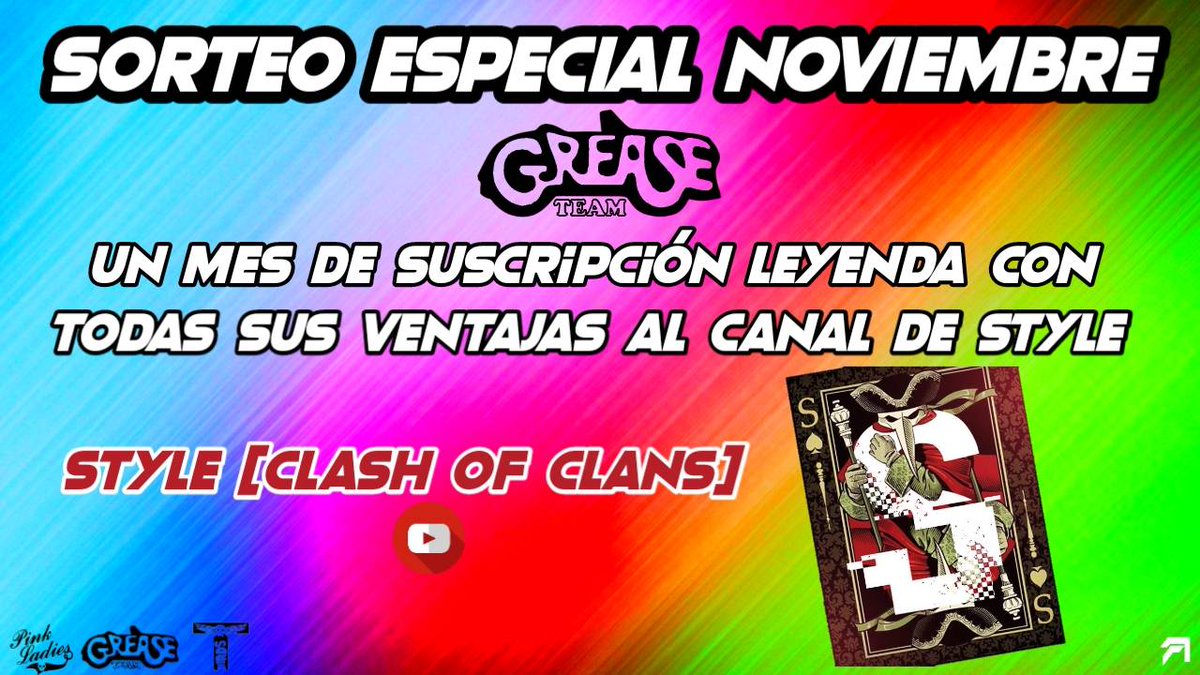 Se acerca la fecha de nuestro evento en noviembre!! Y para ir abriendo boca... ¡¡SORTEAZO entre todos los th13 que participen en la guerra!! Leyenda con @Andrestyle_coc 🔝
Síguenos estar al día de nuestros eventos y sorteos!
#ClashOfClans 
#TBirds😎
#PinkLadies💄