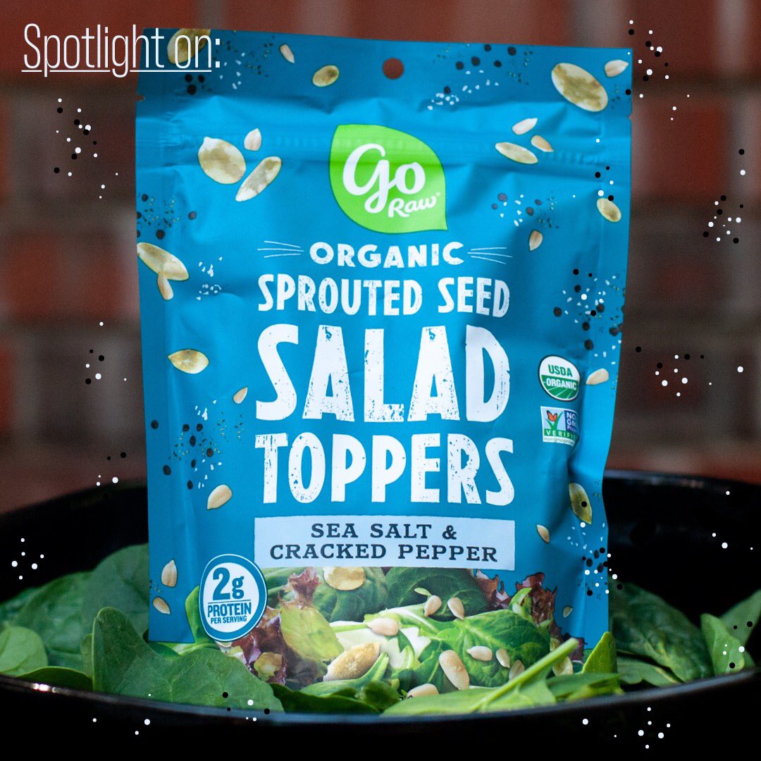 danielfast's tweet photo. Salads with @goraw Sprouted Seed Salad Toppers just taste better😎 #danielfast #app #salad #danielfastapproved #goraw https://t.co/6bNERMEJf5
