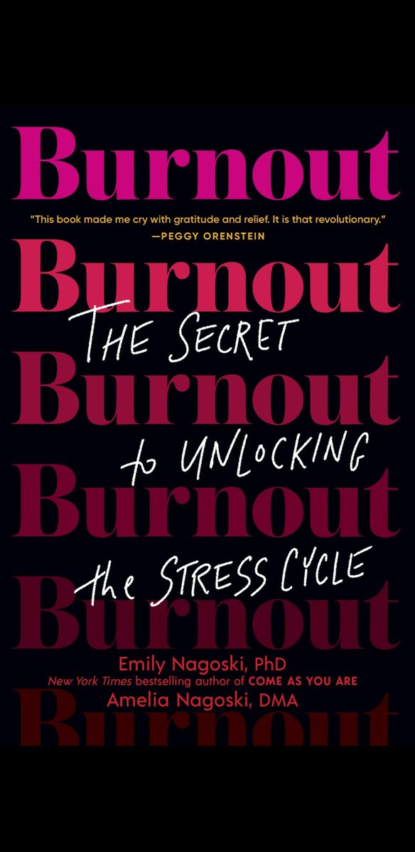 hollyhmo's tweet photo. @ILAToday Burnout: The Secret to Unlocking the Stress Cycle by Emily Nagoski https://t.co/4fuwcpjdpq