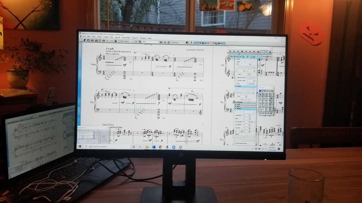 PersistingSound's tweet image. Afternoon score edits! Making some engraving tweaks to an old piece thanks to the expertise of @daniellekharp! 

#PSVulnerability #newmusic #composer #dayinthelife #pdxclassicalevents #pdxmusic #persistingsound