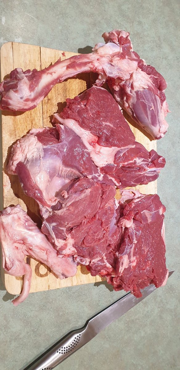 Malk_AU's tweet photo. Seeing Dad for the first time in nearly 6 months tonight
Slight change up for #SlowCookerSaturday where this was the smallest leg of lamb available ๐ณ
My butchering and butterflying skills would disturb a coroner - the dog approves! - but it all fits in the dish and we're away! https://t.co/S010Zh2hln