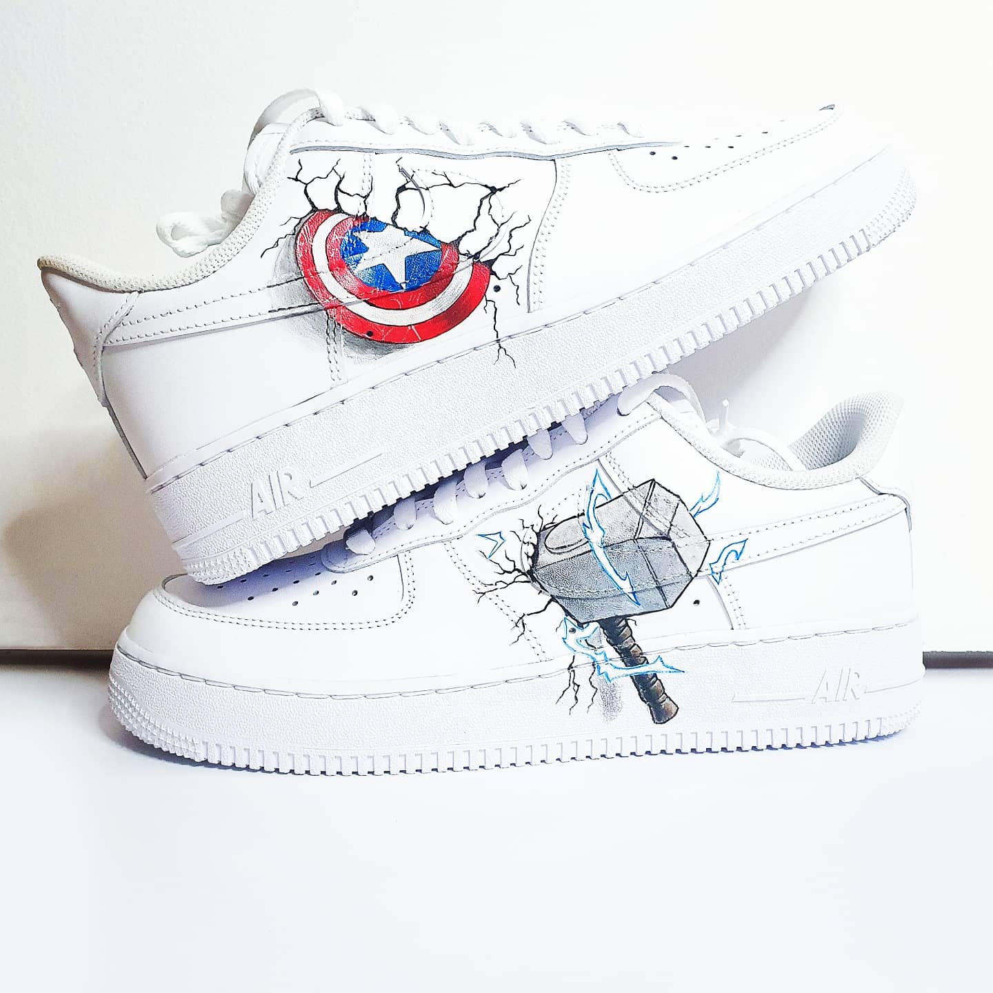 Your Sneakers on Twitter: "Air Force One - Avengers #sneakers #sneakerscustom #customsneakers #yoursneakers #shoescustom #nike #nikeairforceone #airforceone #airforceonecustom #custom #angeluspaint #sneakersaddict #avengers #thor ...