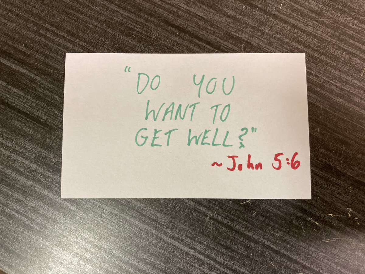 On Sunday, Colin said to write down this great question from Jesus and to put it somewhere that you'll see it. How have your conversations with God gone on this topic?

You can listen to the full message at littletonvineyard.org/sermons

#Jesus #John5