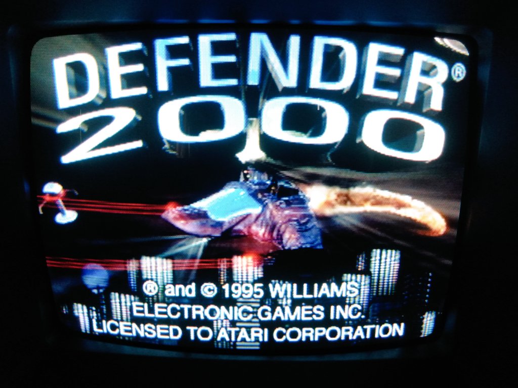 TT_JeffJarvis's tweet photo. @RetroSabertooth: '#Defender2000 is a fantastic update to Eugene Jarvis' classic Defender. Programmed by Jeff Minter, this shooter has lightning fast gameplay, trippy music and enough pixel explosions to last a lifetime… https://t.co/I39AodOOY1, see more https://t.co/2j7o9ZzoVl