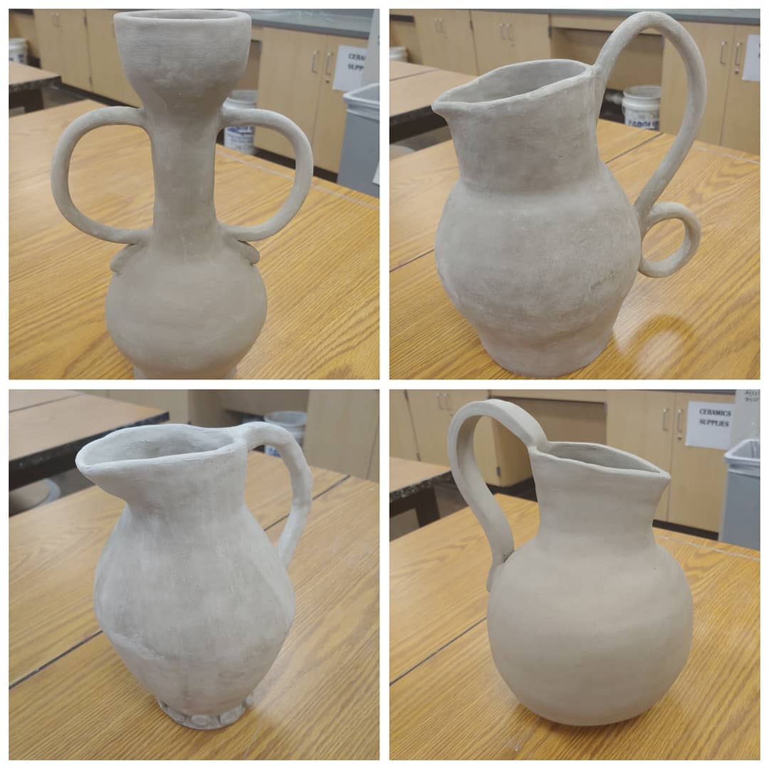 LDHSVisualArts's tweet photo. Just a few little coil vessels Ceramics 1 students have been working on.
#artteacher #highschoolartteacher #ceramics #highschoolceramics #clay #pottery #coils #coilbuilding #ldhsvisualarts @LakeDallasISD @LakeDallasHigh https://t.co/9kHul7HWD0