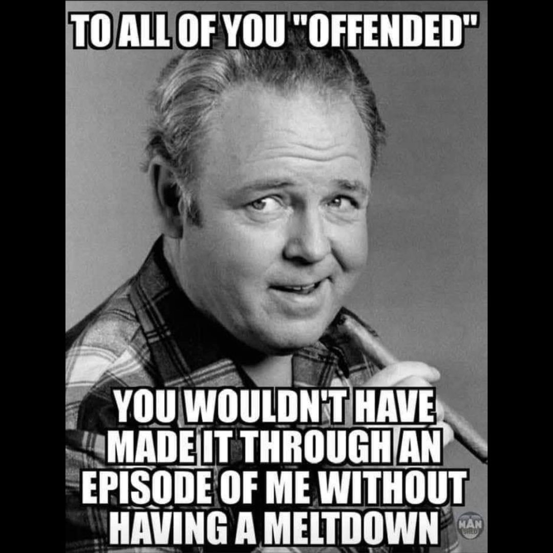 ejforliberty's tweet photo. Liberals and conservatives are alike in one distinct way: they can dish jabs, but can’t take it. #truthhurts.
•••
IG, TW, FB, #ParlerApp: #ej4freedom
Reddit: u/ej4freedom
Site: https://t.co/ZCnDuGyF8I
•••
#ej4f #NoLibertariansUnder1K #NoLibertarianUnder1K #archiebunker https://t.co/kLeyhDxKJI
