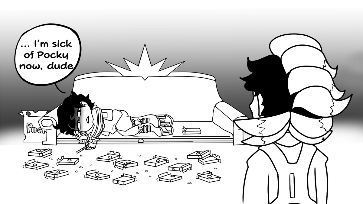 1 &amp; 3 day. Continuation from the Pocky Day comic ? 