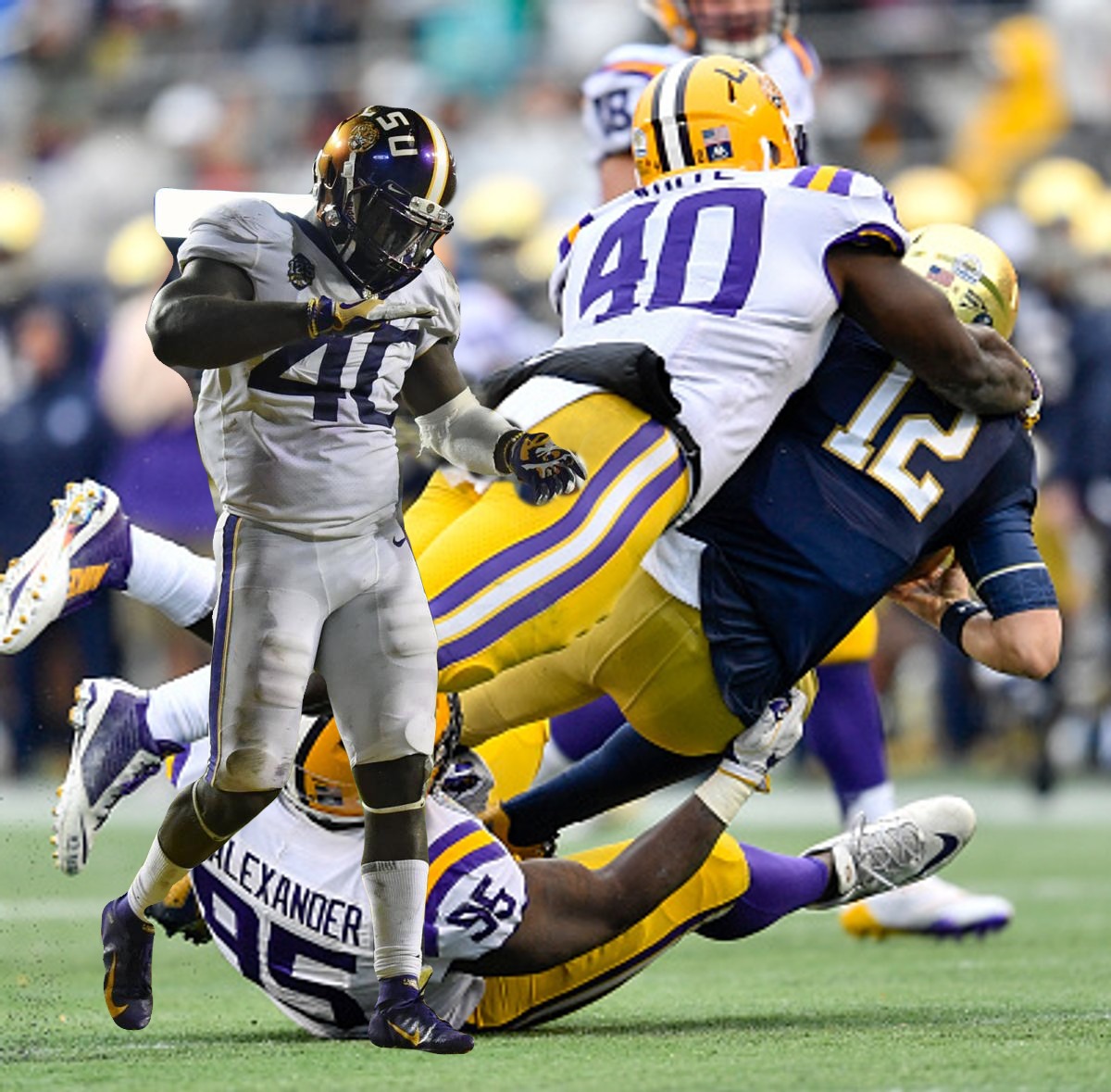 LonnPhillips's tweet photo. He IS the Ultimate Tiger @DevinWhite__40 The NFL's Defensive Player of The Year Already In 9 games:
82 TACK. 52 solo
5 sacks (a sacktrick vs LV)
1 FR, 1 FF
2 PD
7 TFL
In 13 2019 apps, #40 had 91 (58) TACK. & 2.5 sacks. Greatness, baby
#BigProgress
https://t.co/LUwoppfgiX https://t.co/NJNB1LZySW