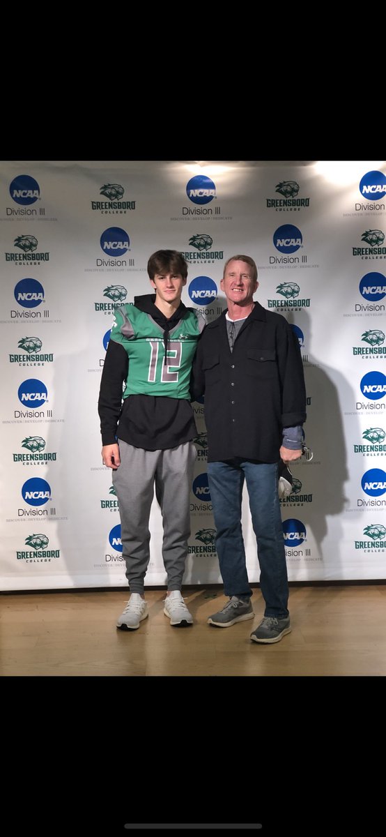 TeeplesQuinn's tweet photo. I’m blessed to receive my first offer from Greensboro College to continue my academic and athletic career. 
#buildtheboro @JohnsCreekHSFB @RecruitGeorgia @FBCoachJC @CoachSegaloff @tballardqbcoach @ChrisHixsonQB @CoachNorman_AGR @coach_connors1 @coach_card https://t.co/hHl7b3Xpk5