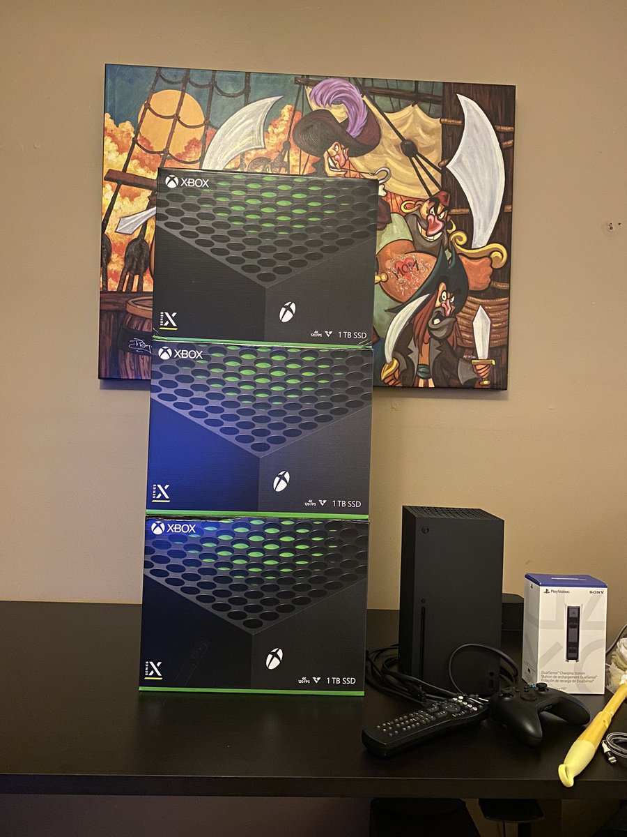 TreeMunkyGaming's tweet photo. It’s been a while since we traveled, so I figured I’d bring the #European experience home. Introducing the leaning tower of Xbox-Pisa! Isn’t it beautiful...
#xboxseriesx #xbox #launchday #microsoft #seriesx #sony #xboxone #ps5 #playstation5 #xbox #xboxseriesx #gamer #gamerlife https://t.co/wkSxxSuFxH