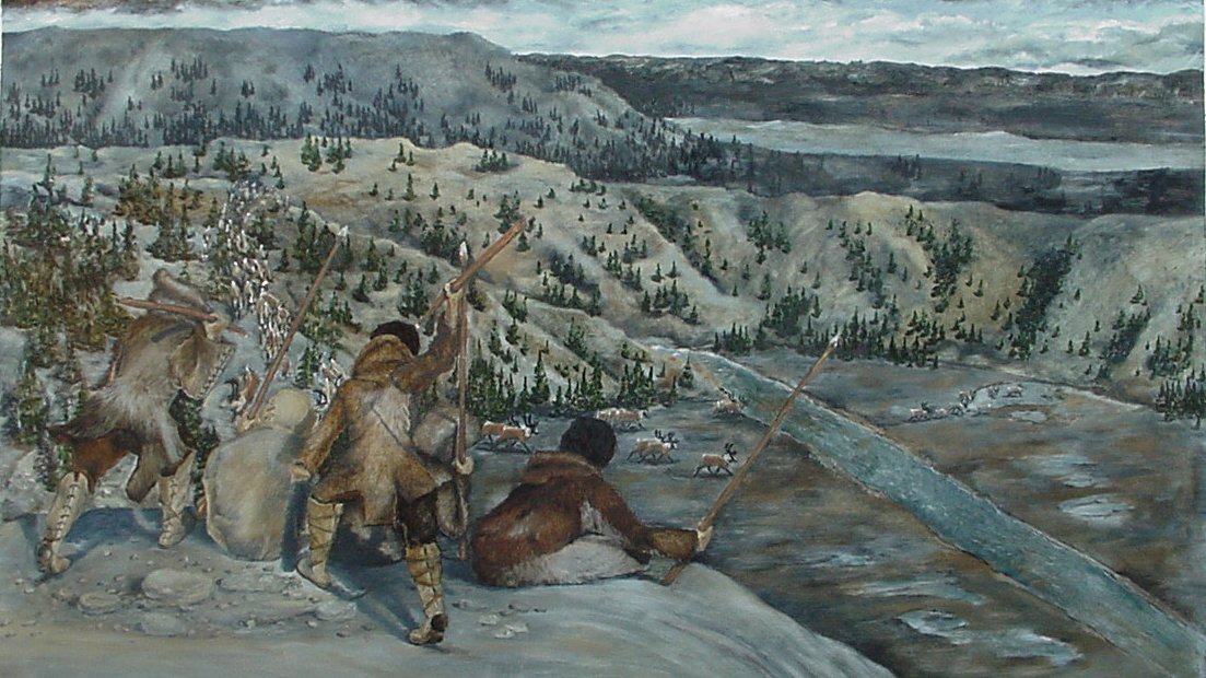 7. With them came the Paleoamericans, ancestors of today’s Indigenous people, nomadic hunters with stoned-tipped spears. Archaeologists believe they were the first human beings to set foot on this land — thousands upon thousands upon thousands of years before Toronto was founded.