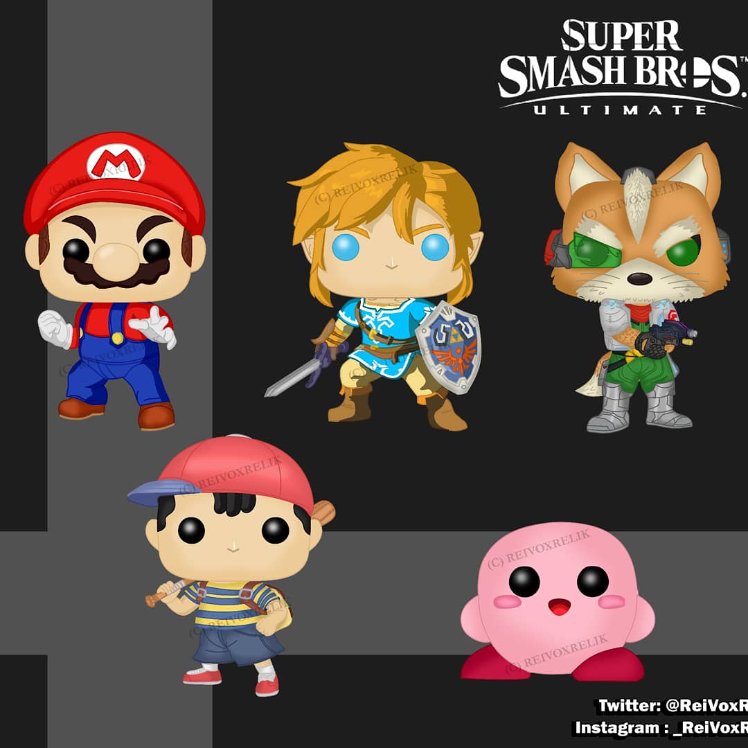 Super Smash Bros Ultimate Pop Wave 