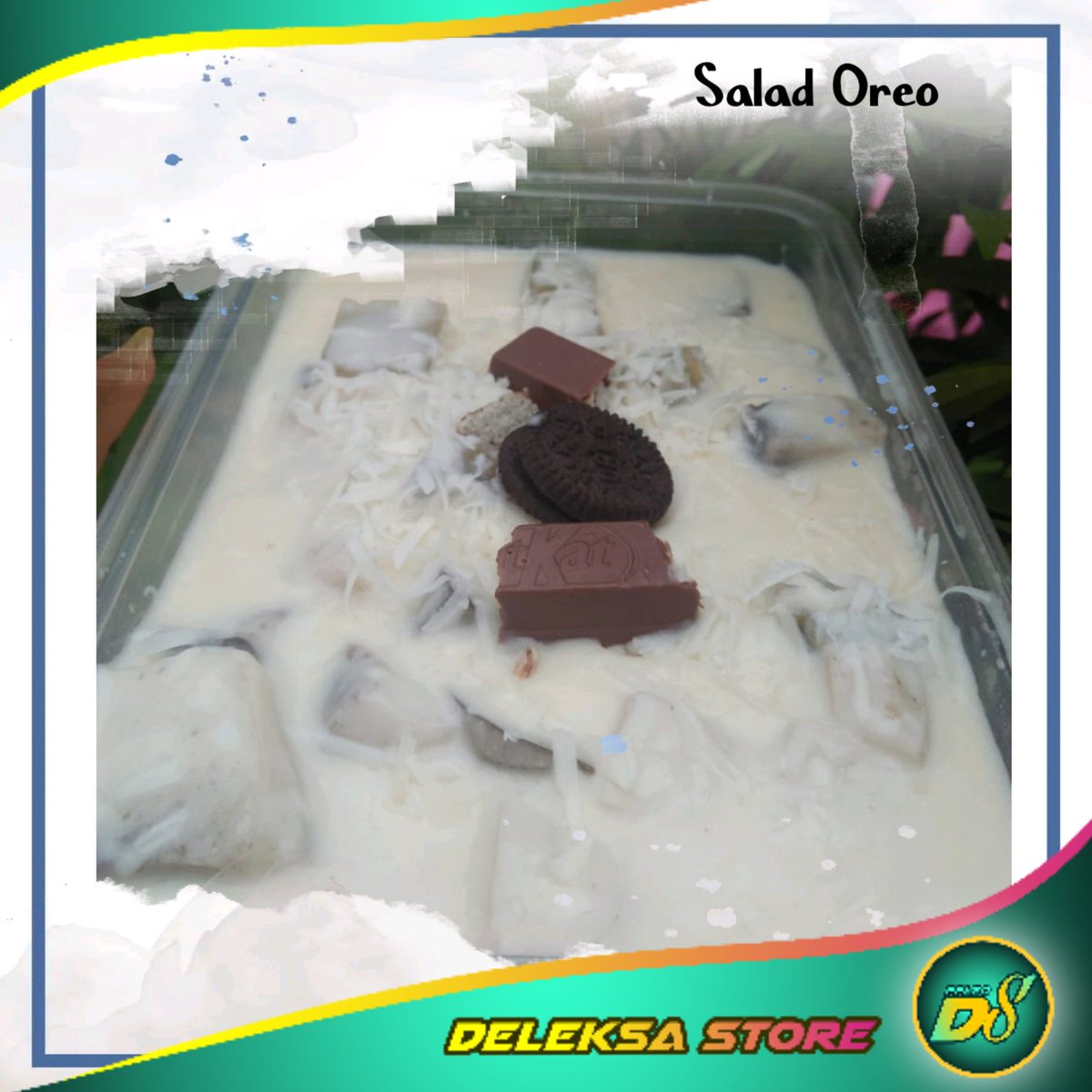 LtmPpl's tweet photo. Yakin ngga ngiler nihhh sama salad oreo yg satu ini?
Salad tapi bentuknya oreo Mendengarnya mungkin bingung ya .. hehe.. oreo dibuat salad ? Gimana ceritanya tuh ?
Yang pasti rasanya enak, apalagi kalo dimakan dingin. 
Ini sebenarnya potongan puding yg dicampur dengan vla keju https://t.co/pQ8LLktoLU