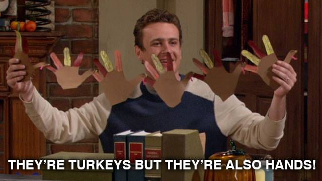 OfficialHIMYM's tweet photo. 🦃 ➡️👋 https://t.co/BCSvRY82Np