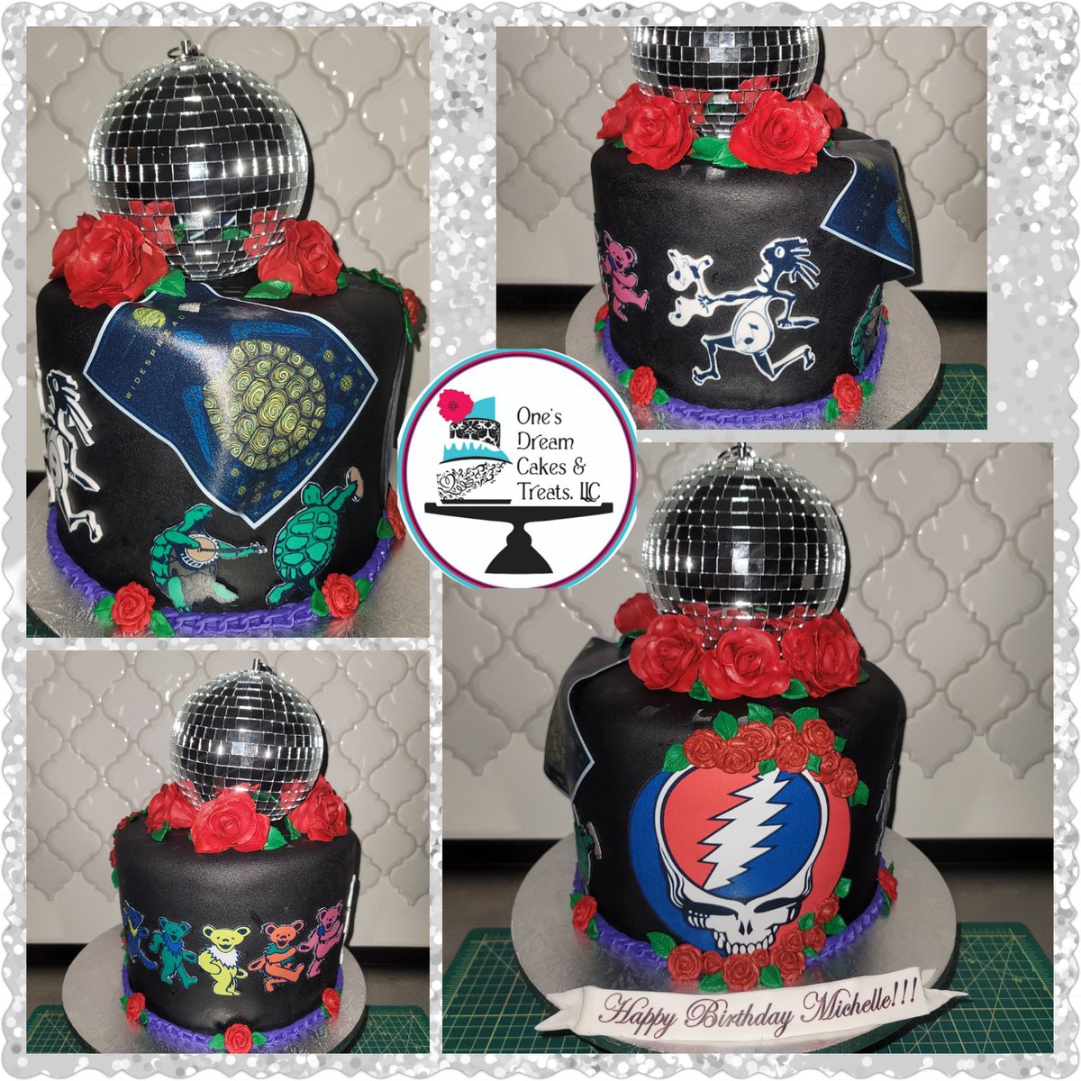ODCakesandTreat's tweet photo. Happy Birthday Michelle!!! Wishing you the Best Birthday Ever!!!
#OnesDreamCakesAndTreatsLLC #gratefuldead #noteeater #widespreadpanic #wsp #band #Roses #disco #discoball #bakerylife #fans #lovewhatido #birthday #photooftheday #dessert #cake #skull #music #dancing #friends #atl https://t.co/Xmhl0nI42n