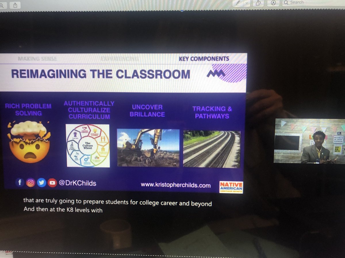 “What are we doing to reimagine the classroom?  Are we willing to unlock what is within our students?” <a href="/DrKChilds/">Dr. Kristopher J. Childs (he/him)</a> <a href="/NCTM/">NCTM</a> #NCTMVirtual