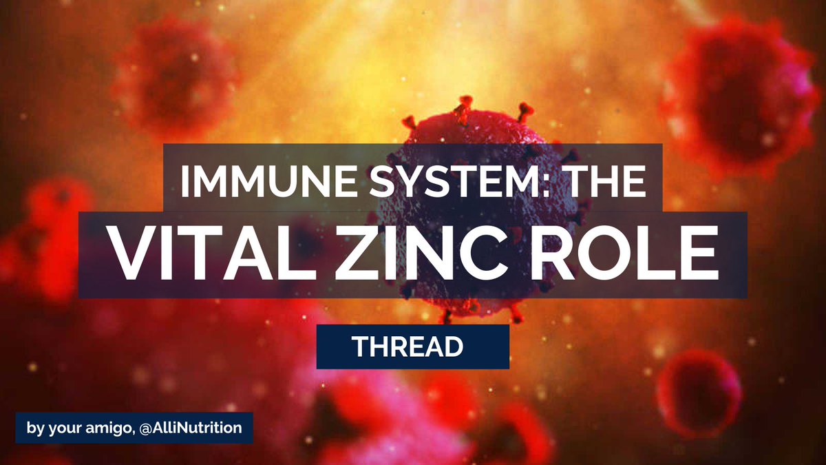  IMMUNE SYSTEM: THE VITAL ROLE OF ZINC (THREAD) Of all the nutrients that protects your ass from viruses...Zinc IS the most powerful one.DISCOVER WHY 