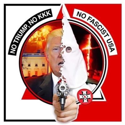 JohnRMoffitt's tweet photo. @Mad_4science No Trump
No KKK
No Fascist USA 

The oldest American sport, #PunchNazis 

#Fam46 https://t.co/b5KXGCImMc
