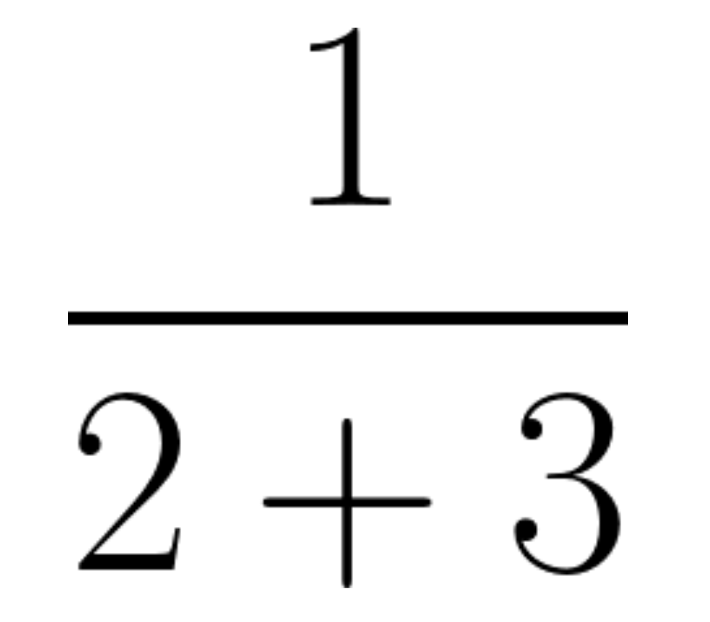 Division certainly doesn't "come before" addition, as PEMDAS/BODMAS would tell you. This doesn't mean "Divide 1 by 2, and add that to 3" or "Divide 1 by 3 and add 2 to that". But you'd never think that anyway.