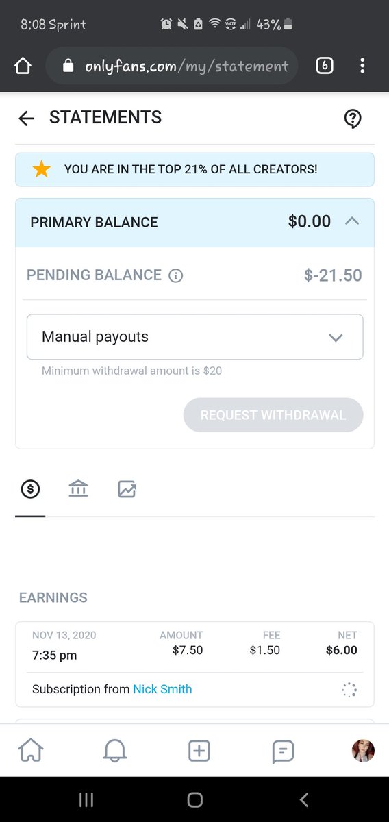 Ms_HarleyQuin's tweet photo. Just wanted to update everyone and let them know this douche #buyermike has left me in the negative on my onlyfans account from his bullshit scam. Yeah, im pissed right about now. https://t.co/2lAKCMnduy