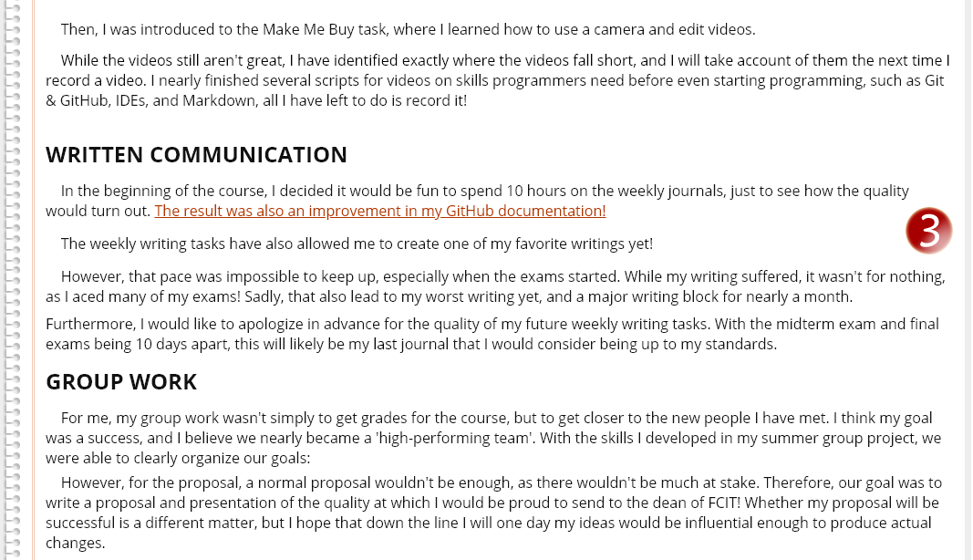 rayed1420's tweet photo. So proud to read the story of our brilliant #CPIT221 student @Ryan_Samman_ in his #weekly_writing as he inspired by @mibuhari
Interesting to read how he was inspired by @ahmad_tayeb , writing with his team a serious proposal of #CPCS202 to @iyadkatib &amp; mentioning @madinigm 😃😃😃 https://t.co/t4CMSRFR9F
