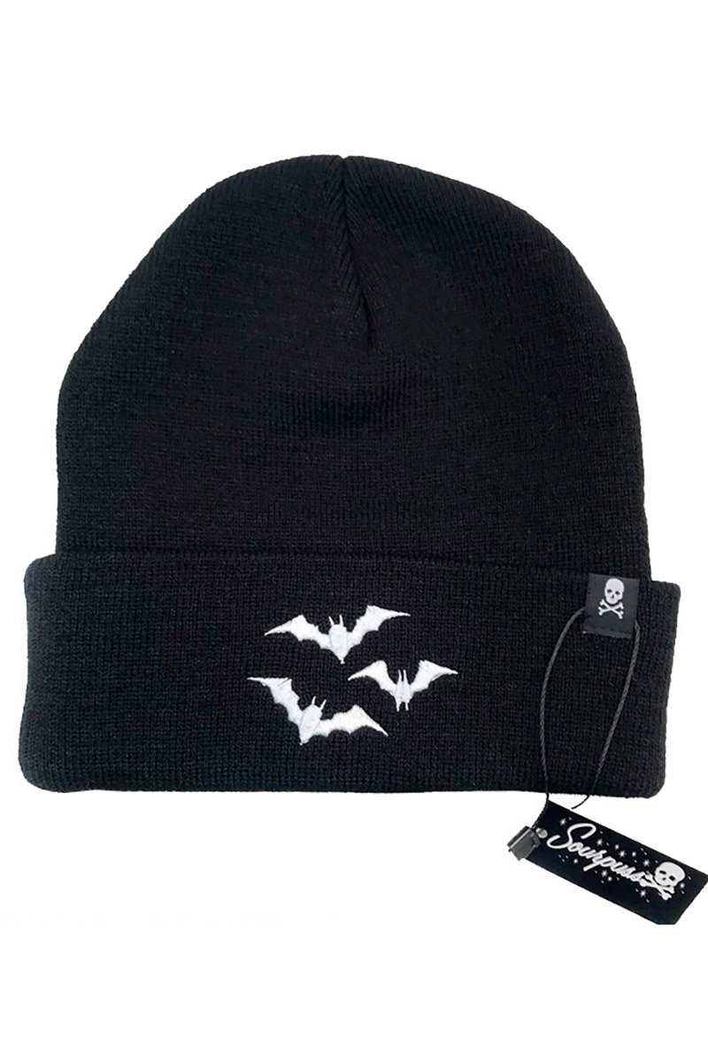 VampireFreaks's tweet photo. Don't go batty debating between style or warmth! Choose both with the new Luna Bats Knit Beanie! Available now.
#vampirefreaks #alternativefashion #alternative #goth #gothic
#scene #emo #alternativemusic #alternativemodel #punk #gothgirl #gothguy #bathat https://t.co/mwe2U7Jqge