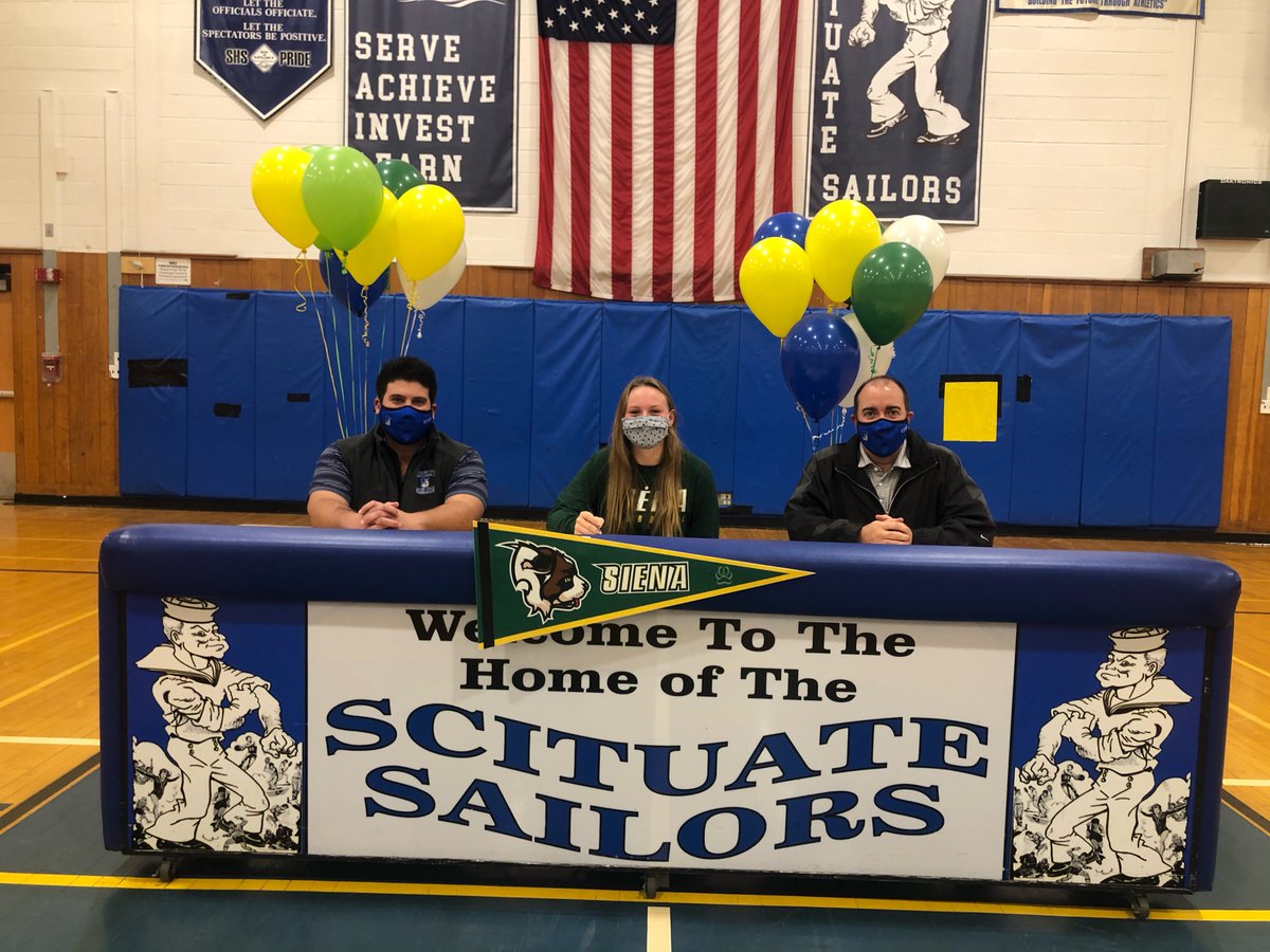 ScitGirlsLax's tweet photo. Congrats to our Captain @SarahIrishh ‘21 on signing her #NLI to Siena!! Really excited for Sarah and her family! The Saints are getting a good one!!!
@ScitAthletics @SienaWLax @LXCGirls @scituatemariner @ChrisMcDaniel88 https://t.co/9uRWGfdZY5
