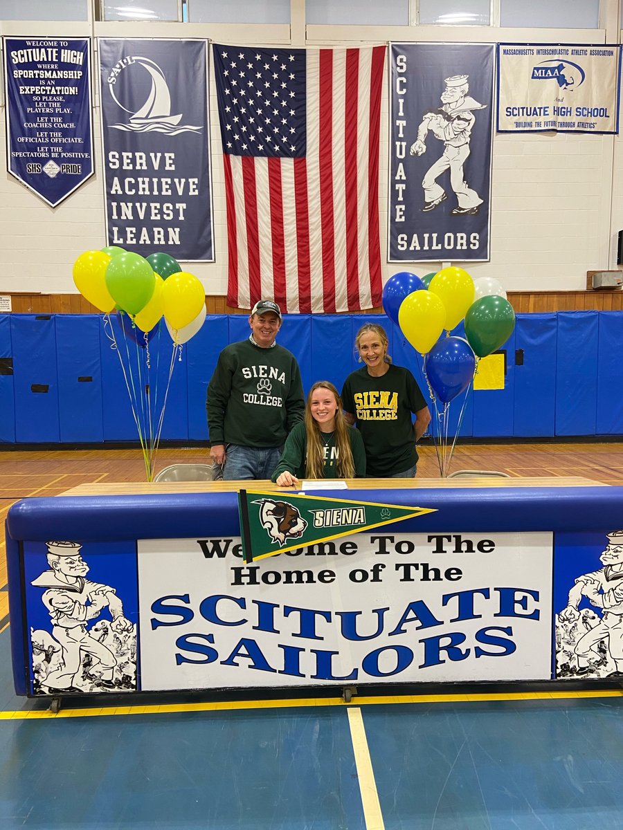 ScitGirlsLax's tweet photo. Congrats to our Captain @SarahIrishh ‘21 on signing her #NLI to Siena!! Really excited for Sarah and her family! The Saints are getting a good one!!!
@ScitAthletics @SienaWLax @LXCGirls @scituatemariner @ChrisMcDaniel88 https://t.co/9uRWGfdZY5