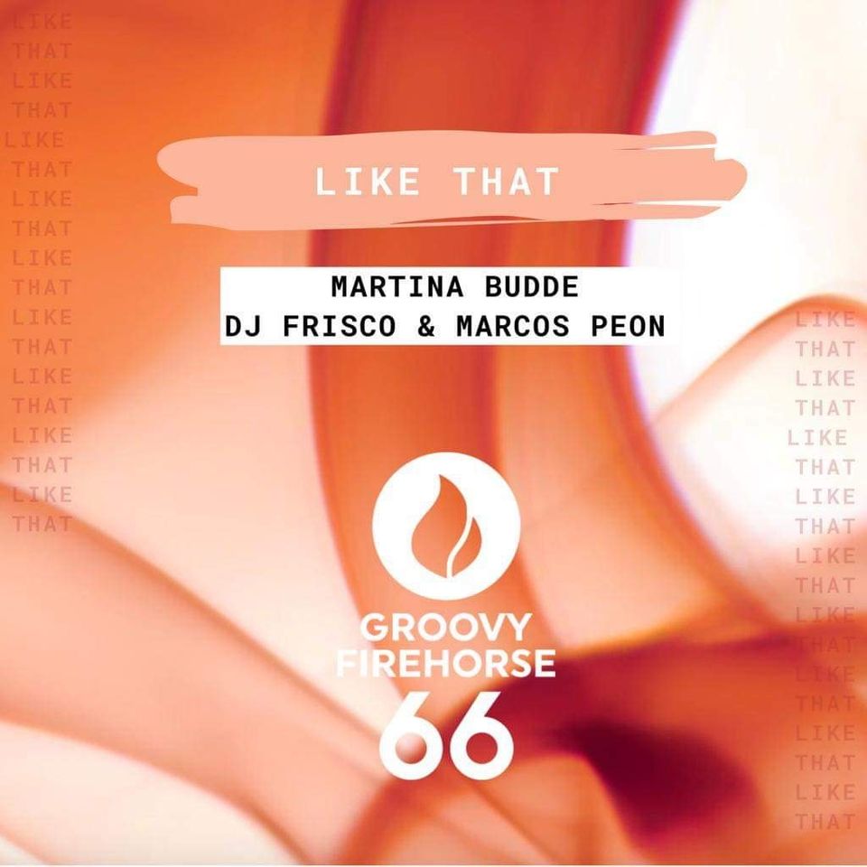 #nowplaying <a href="/BuddeMartina/">Martina Budde</a>, <a href="/FriscoMarcosdjs/">Dj Frisco & Marcos Peón</a> .- Like That (Original Mix) #label [Groovy Firehorse 66] es el tema #hitclubbin de la semana by <a href="/friscotaibo/">Frisco Taibo</a> en #electroshock155 <a href="/RadioMARCA/">Radio MARCA</a>