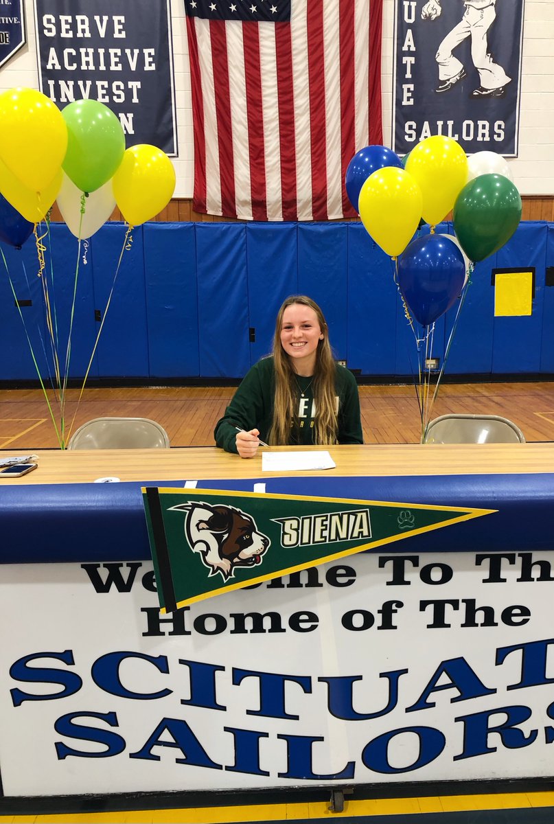 ScitGirlsLax's tweet photo. Congrats to our Captain @SarahIrishh ‘21 on signing her #NLI to Siena!! Really excited for Sarah and her family! The Saints are getting a good one!!!
@ScitAthletics @SienaWLax @LXCGirls @scituatemariner @ChrisMcDaniel88 https://t.co/9uRWGfdZY5