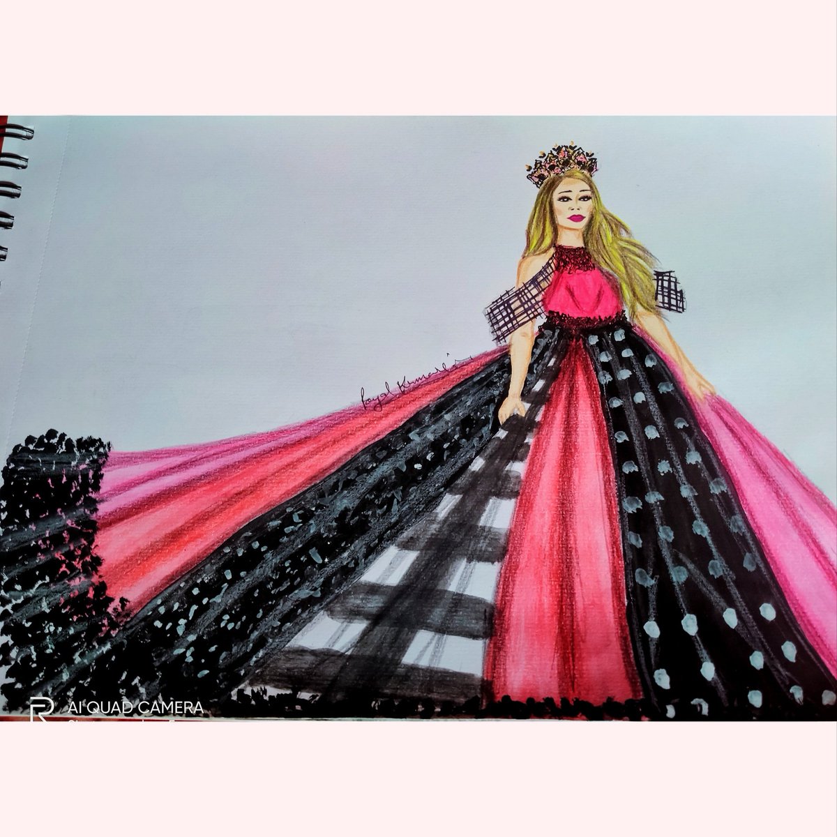Beautiful #queen ❤️👸❤️
💞💞💞💞💞💞💞💞💞💞
@fashionfusion
@hey_FIG
@LearnFromManish @LSTLondon
..@PayalKu77146190
..#HappyDiwali2020 #payalillustration #happydiwali  #art #artist #fashiondesigners #fashiondesign #illustrator #illustration